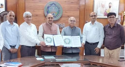 HCU and HAU Hisar will work together for academic cooperation