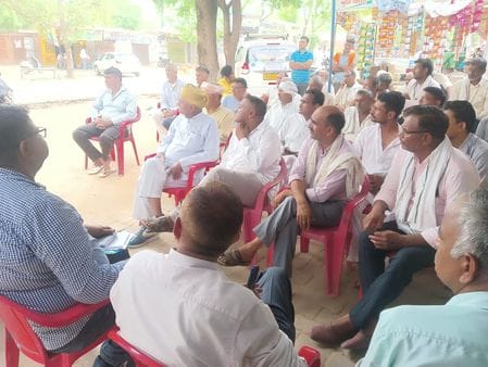 Direct dialogue with farmers in nine villages