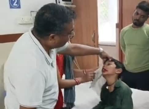 घायल मासूम