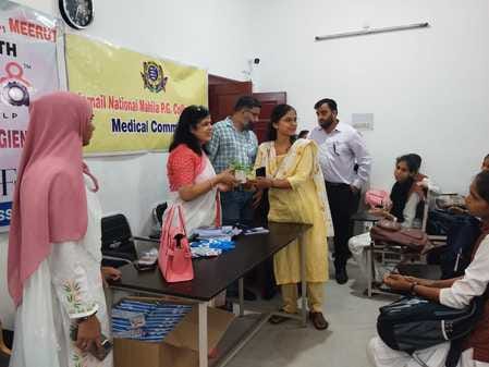 Distributed sanitary pads
