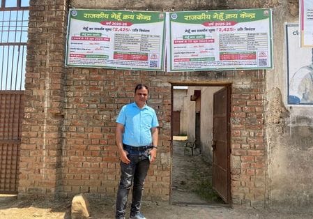 There has been no procurement at 34 centres for four days, only 36 percent wheat has been procured