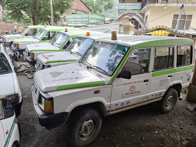 The strike of 108-102 ambulance workers became a problem