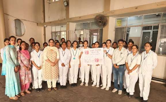Awareness created on menstrual hygiene in regional hospital