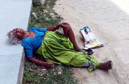 An elderly woman lay in the scorching sun for an hour at CHC