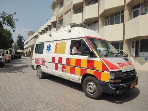 Ambulance workers on strike, department drivers took over