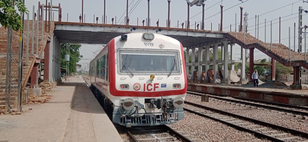 DRM took stock of the construction work of Narwana railway station
