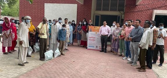 Under the TB eradication campaign, the staff of the Government College adopted 31 patients