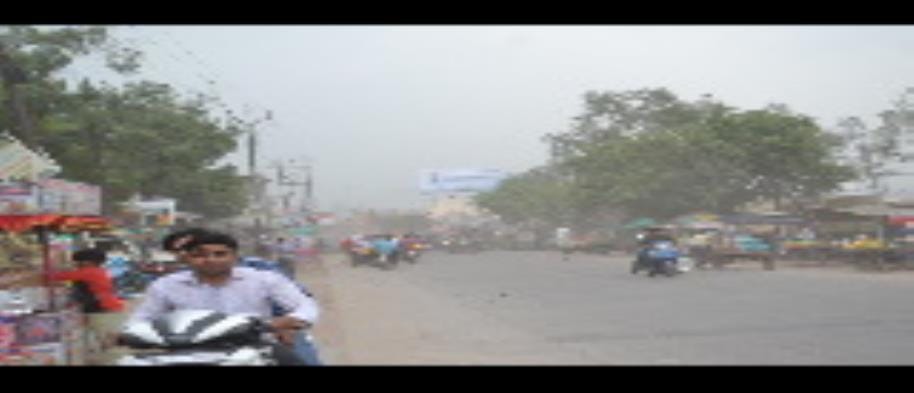 The humidity made one restless throughout the day, strong winds blew in the evening