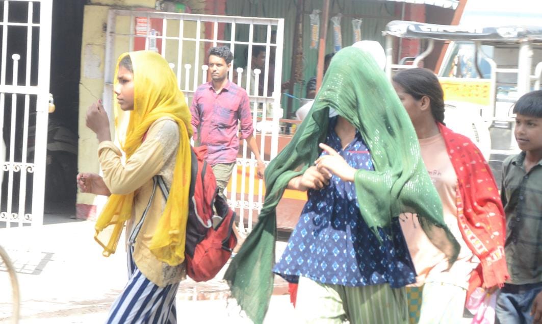 People were suffering from heat and humidity throughout the day