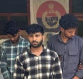 Four arrested for embezzling lakhs from petrol pump