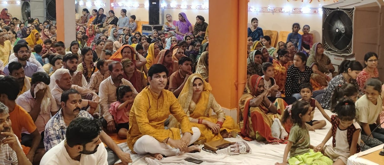 The merciful and kind Kaushalya appeared and helped...