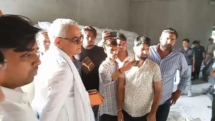 Ajmer News: Kirori Lal reached Beawar to take action against fake fertilizer, mineral unit found in factory