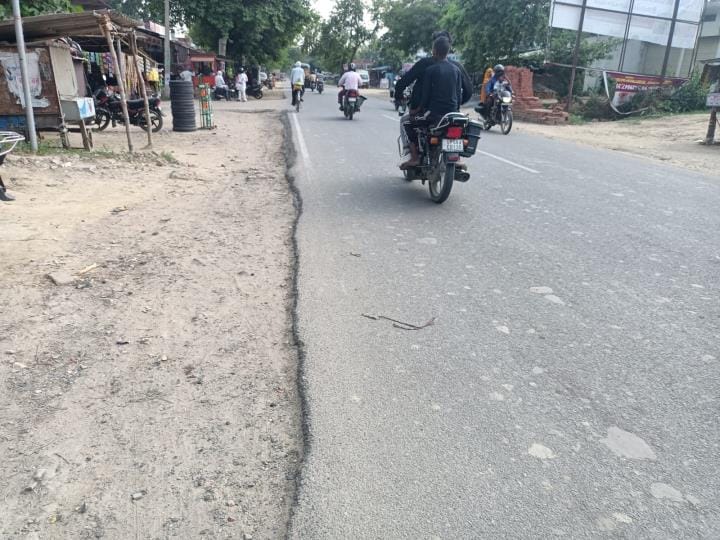 The track got stuck along with the proposal of road widening