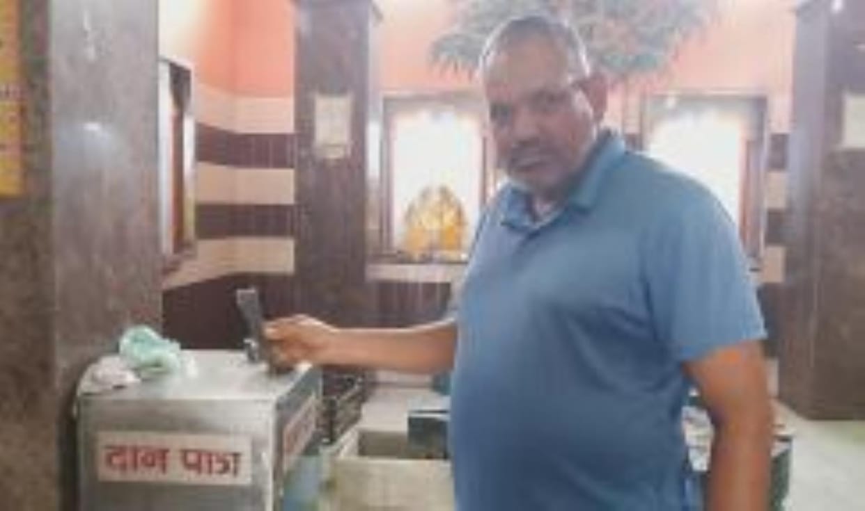 crown and money stolen from temple