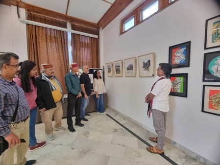 Painting exhibition organized on Endless Story