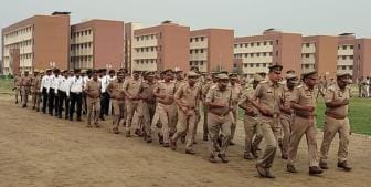 Policemen ran to stay fit