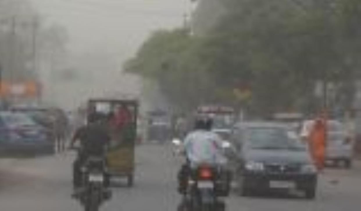 Humidity made life miserable all day, dusty wind blew in the afternoon