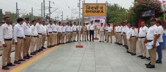 Traffic police and RSO team conducted anti-drug campaign at the station