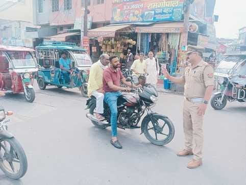 Traffic police will make 204 drivers aware about wearing helmets every day