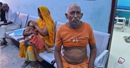 Grandfather and granddaughter shot while sleeping outside the house, condition critical