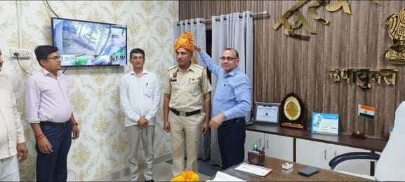 The district's first SPO Madan Lal retired