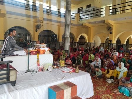 Listening to Bhagwat Katha brings freedom from sins: Rakesh