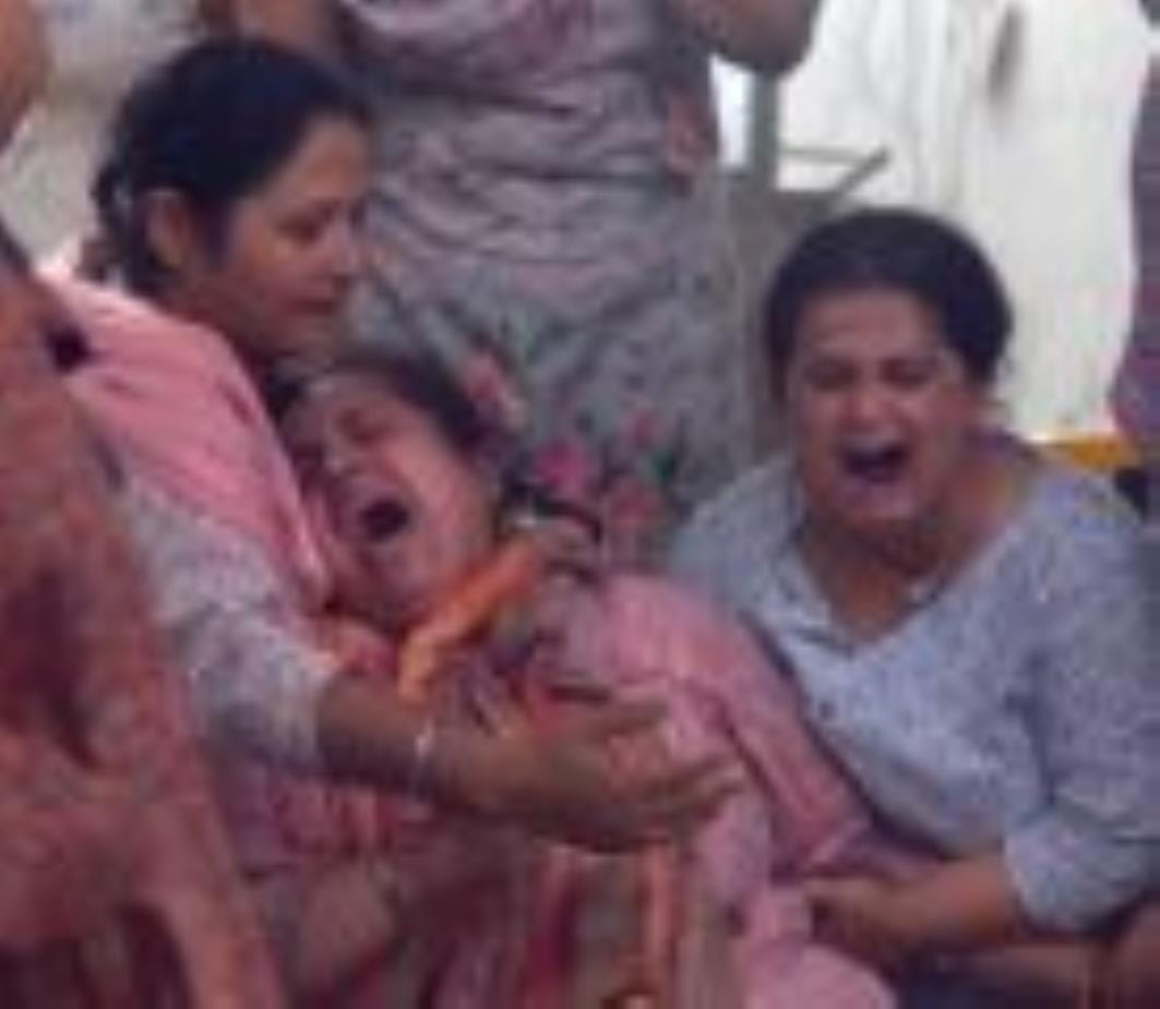 When the bodies of the couple and granddaughter reached home, there was a lot of weeping and wailing