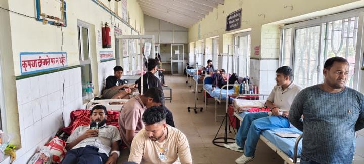 155 patients admitted in 120 bed capacity hospital in Pithoragarh