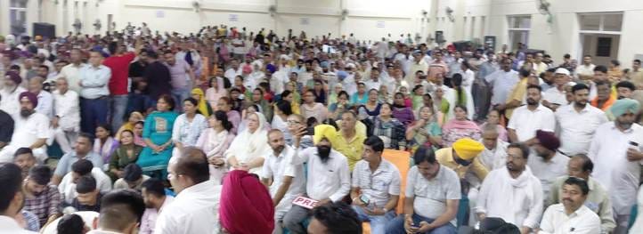 Congress held a Save Constitution rally at Nehru Bhawan