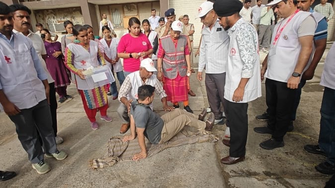 Negligence in safety drills, called ambulance for serious patient but forgot to take him