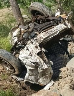 Vehicle fell into a ditch in Dharampur, driver died