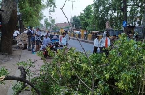 90 villages lost power due to storm and rain