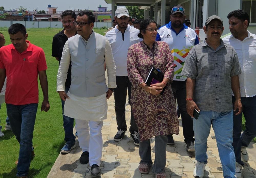 Bisht inspected Chakarpur Stadium