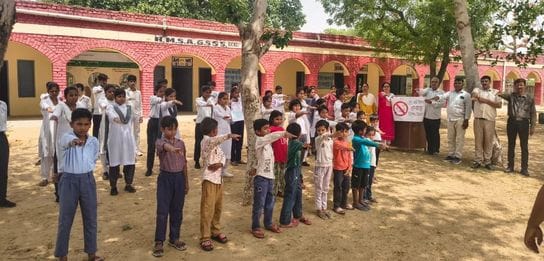 Students and staff were made to take an oath not to smoke