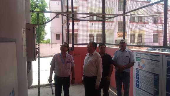 Mock drill of oxygen plant was done at district hospital and CHC