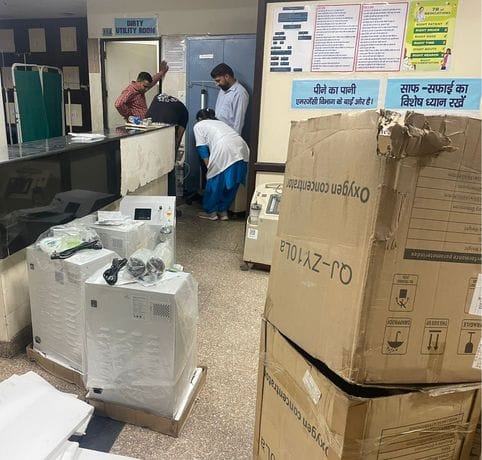 Arrangements started getting better before the visit of the Health Director