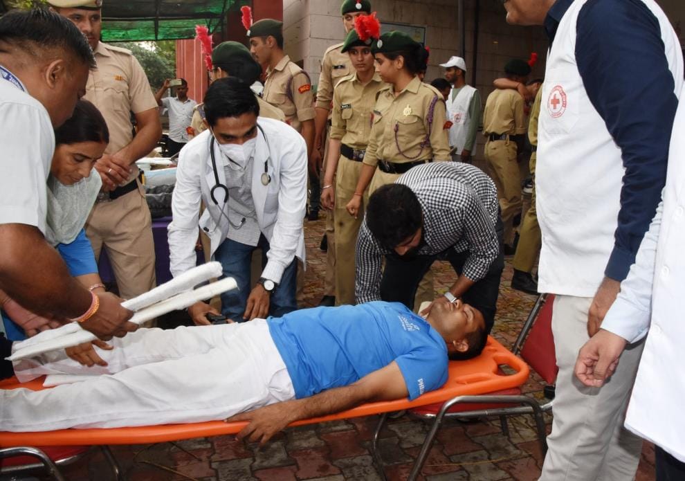 When the drone attack siren sounded at 5 pm, there was chaos