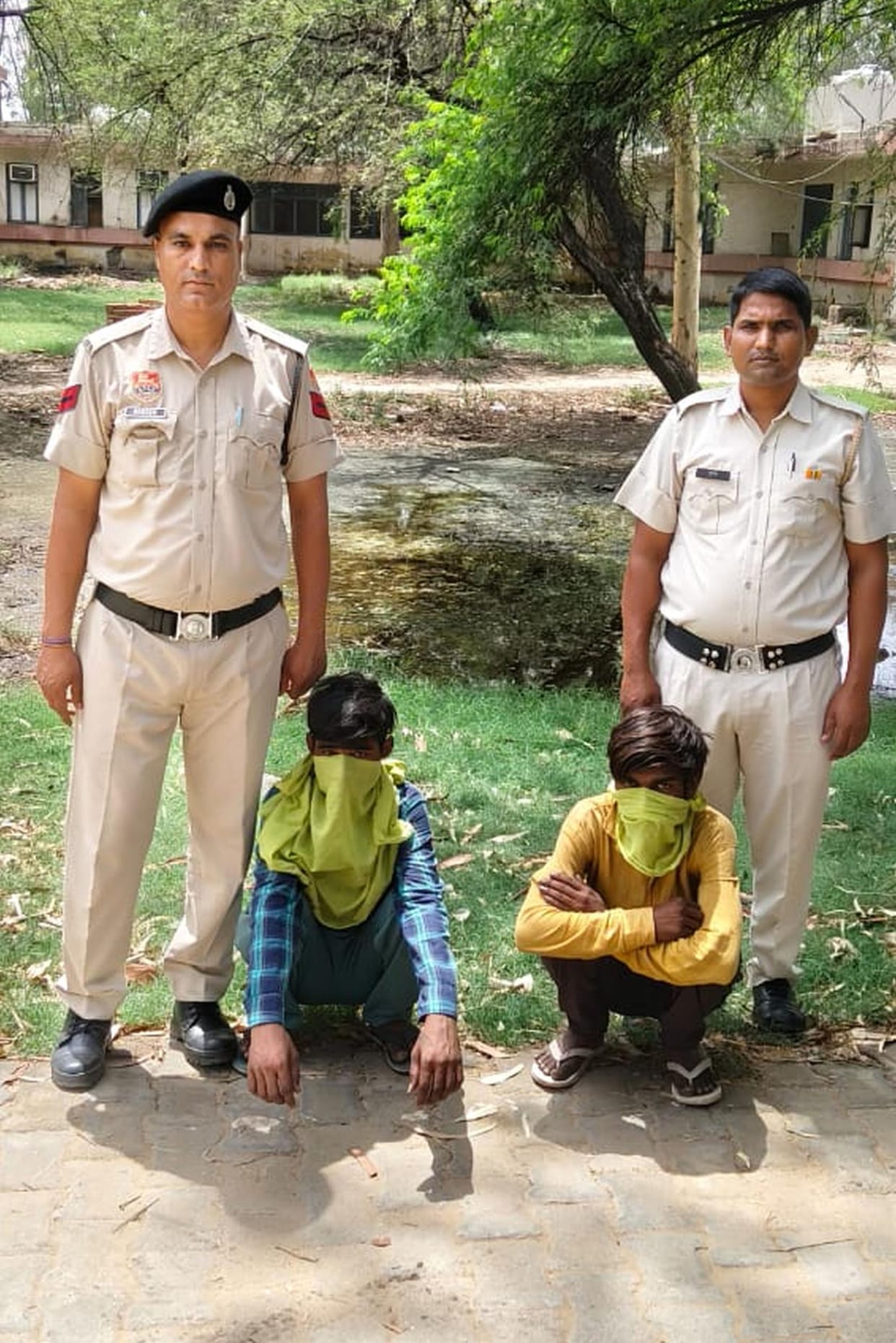 2 arrested in temple theft