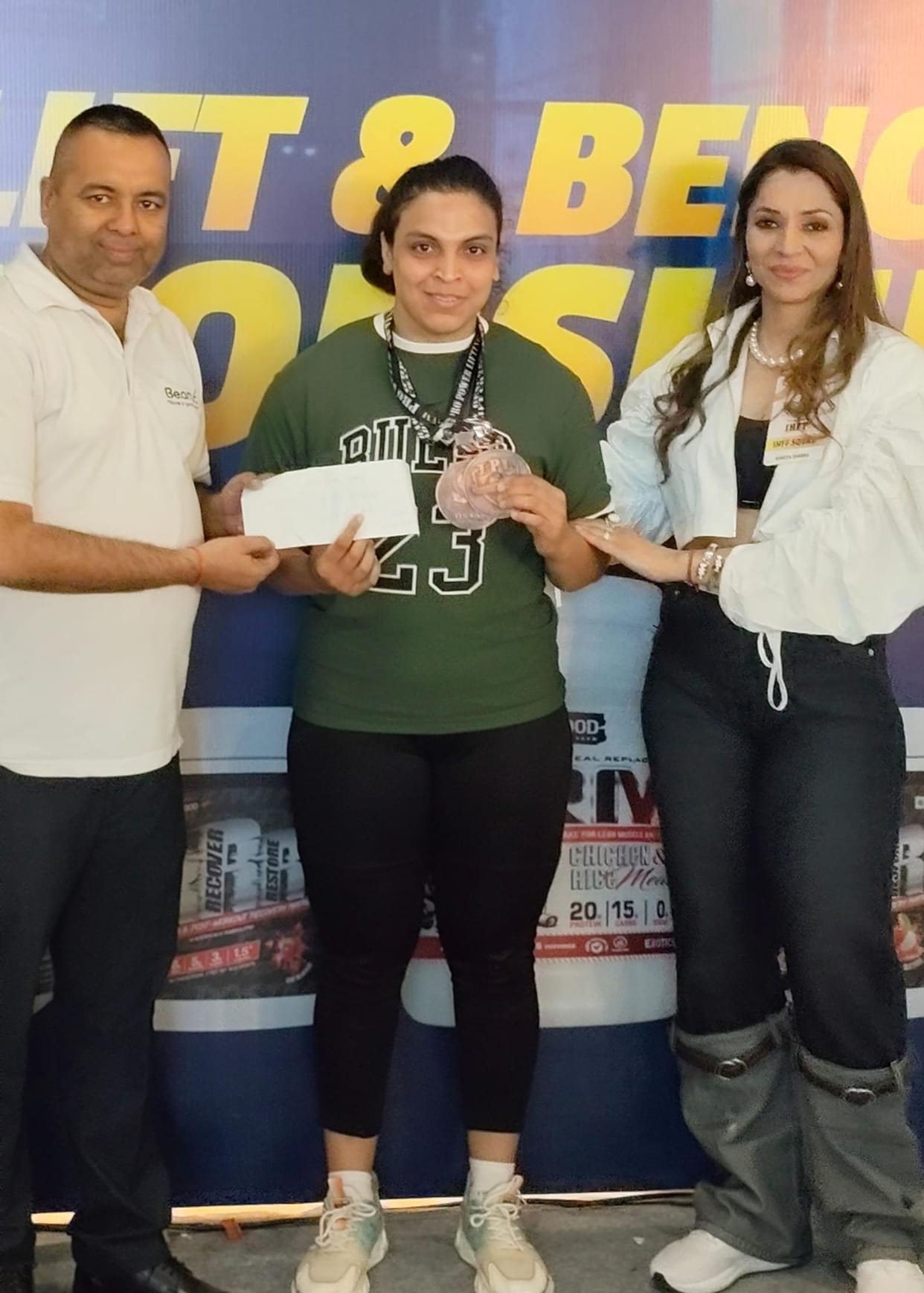 shikha won 2 gold