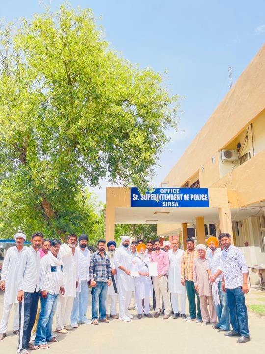 Reached SP office after no hearing in harassment case