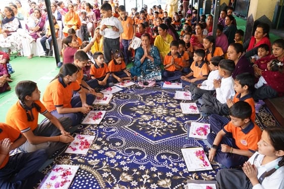 Vidyarambh started with the worship of Panchdev and Lekhni