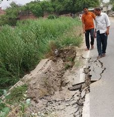 Gopal Tal's culvert collapsed, accident may happen
