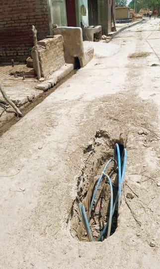 The streets were dug up and left, water connection was not given even after three years