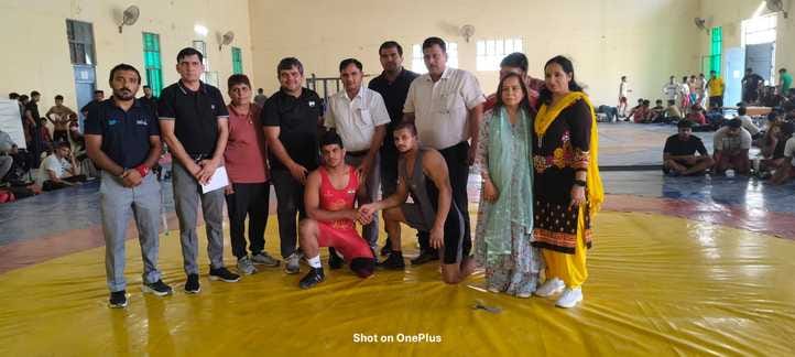 Arjun tops 41 to 45 kg weight class of Greco Roman category