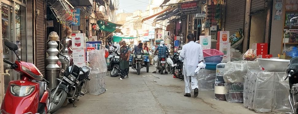 People are troubled by the increasing encroachment by shopkeepers near Railway Road