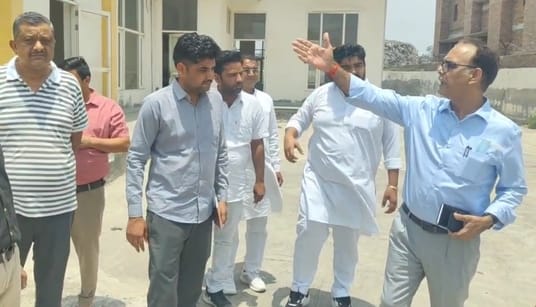 Newly appointed DMC Surendra Doon took charge and inspected the city