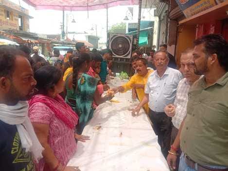 There were queues of devotees in temples and chants of praise for Bajrangbali