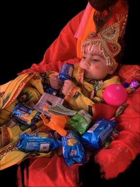 Shri Krishna Janmotsav celebrated in Chamboa
