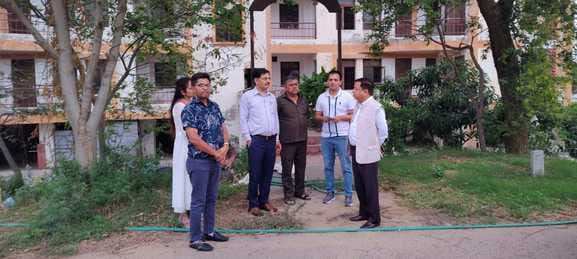 The Vice Chancellor inspected the university campus
