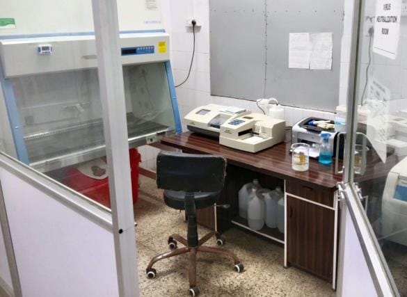 Corona: Efforts to start RTPCR lab again
